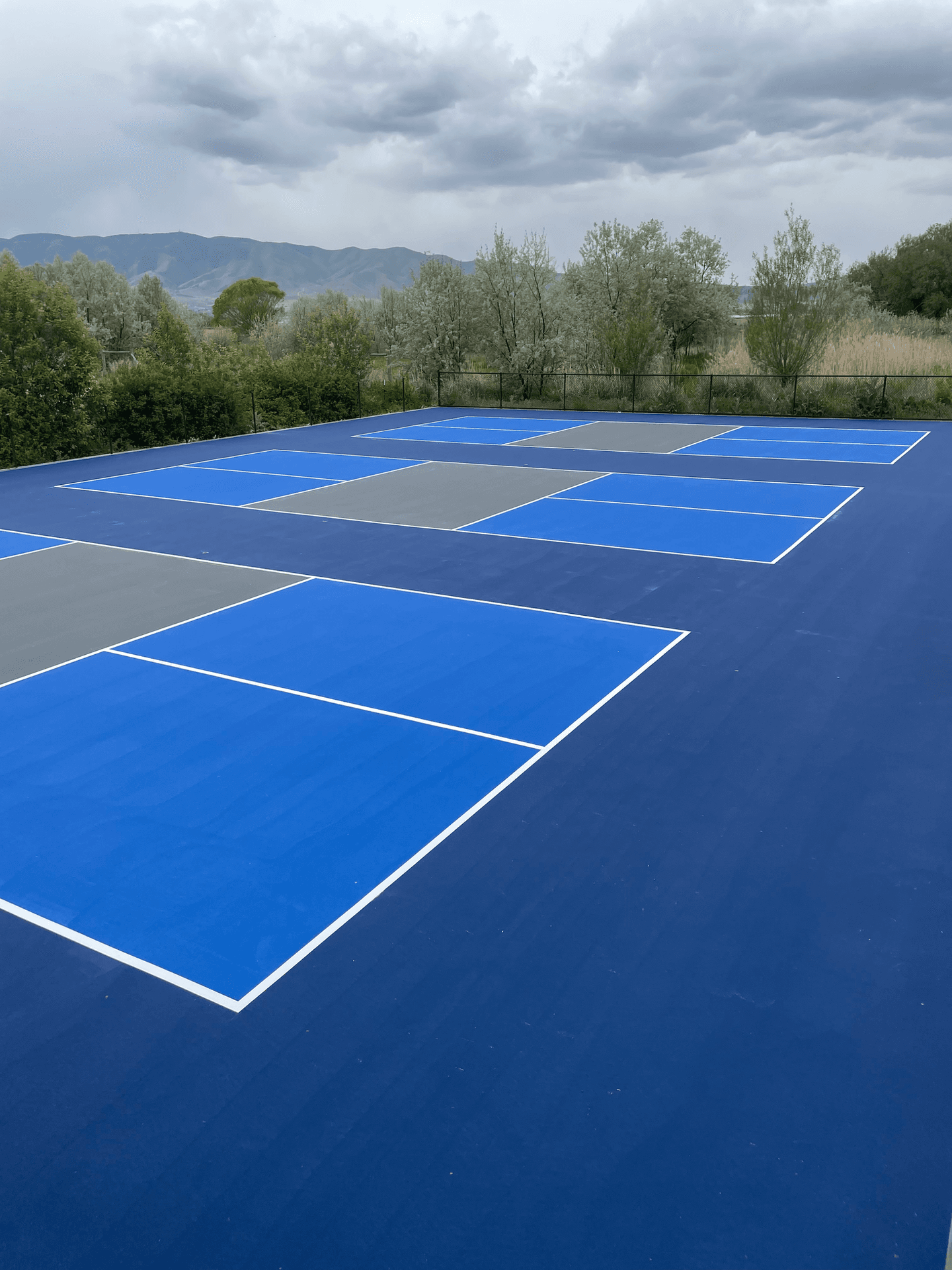 Salt Lake County residential pickleball court project