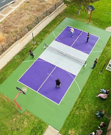 Court overview after completion