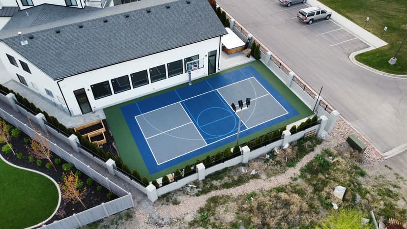 Court side yard transformation
