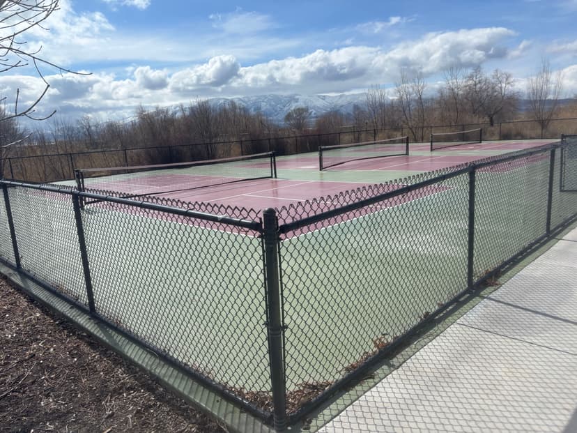 Before - Old, Slick, & Worn Courts