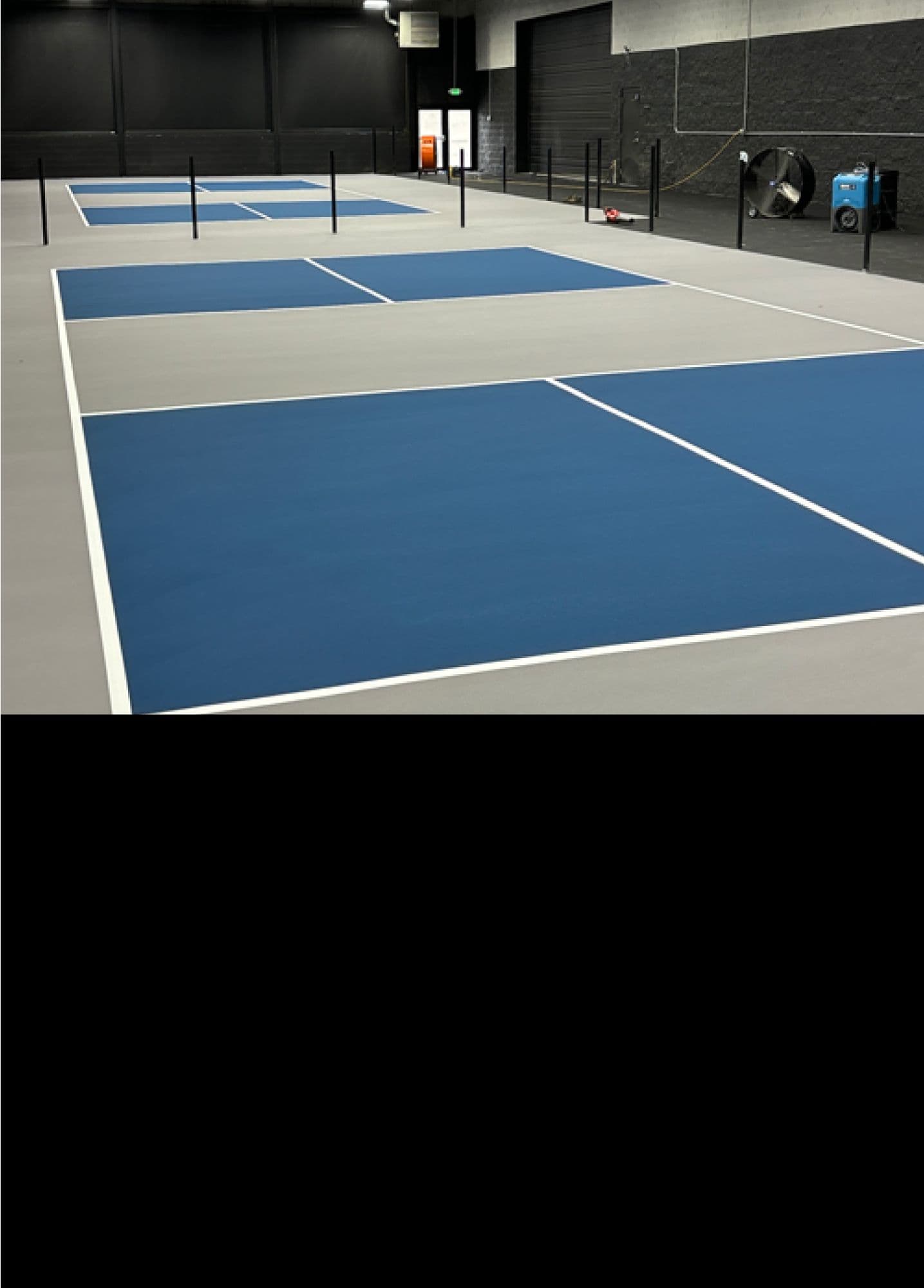 Indoor Diamond court surface